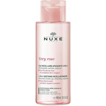 Nuxe Very Rose Мицеллярная вода для снятия макияжа с лица и глаз 400 мл: цены и характеристики