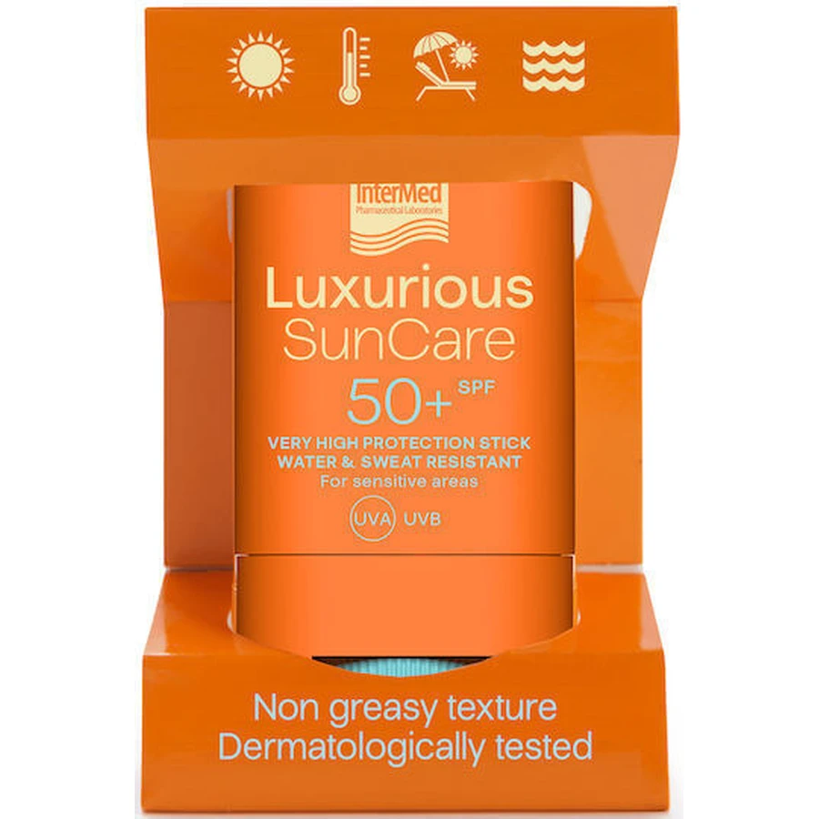 InterMed Люксовий зволожуючий крем для обличчя із захистом від сонця SPF50 16гр: ціни та характеристики