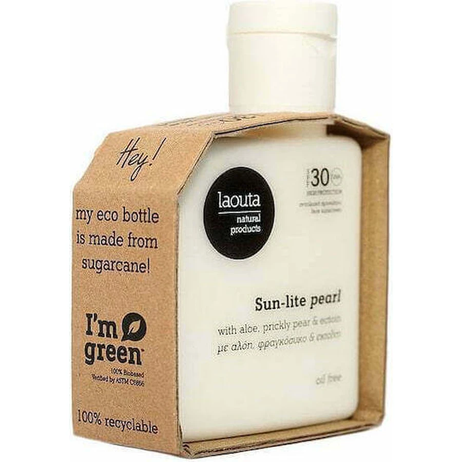 Laouta Natural Products Sun-lite Pearl Солнцезащитный крем для лица SPF30 50 мл: цены и характеристики