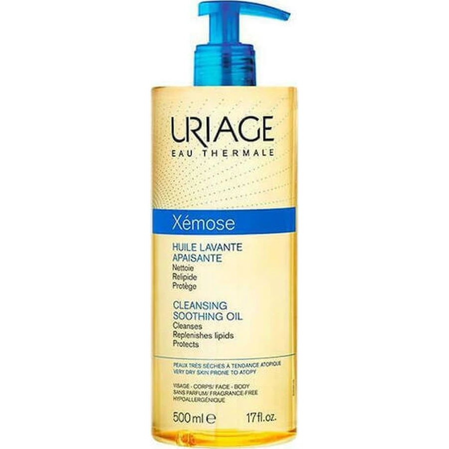 Uriage Xemose Huile Lavante Apaisante Олія для очищення тіла, що підходить для атопічної шкіри 500 мл: ціни та характеристики