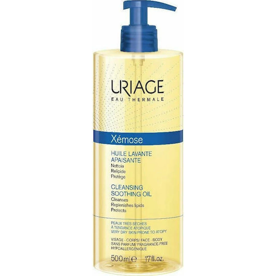Uriage Xemose Huile Lavante Apaisante Олія для очищення тіла, що підходить для атопічної шкіри 500 мл: ціни та характеристики