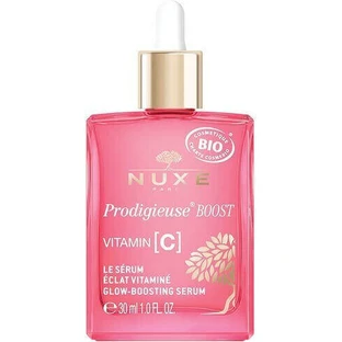 Nuxe Prodigieuse Boost Увлажняющий и антивозрастной бустер для лица с витамином С и гиалуроновой кислотой для детоксикации и осветления 30 мл