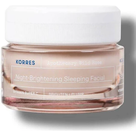 Korres Apotherapy Wild Rose Wild Rose Night Brightening Sleeping Moisturising and Anti-Ageing Night Moisturising Face Cream with Hyaluronic Acid and Vitamin C 40ml: цены и характеристики