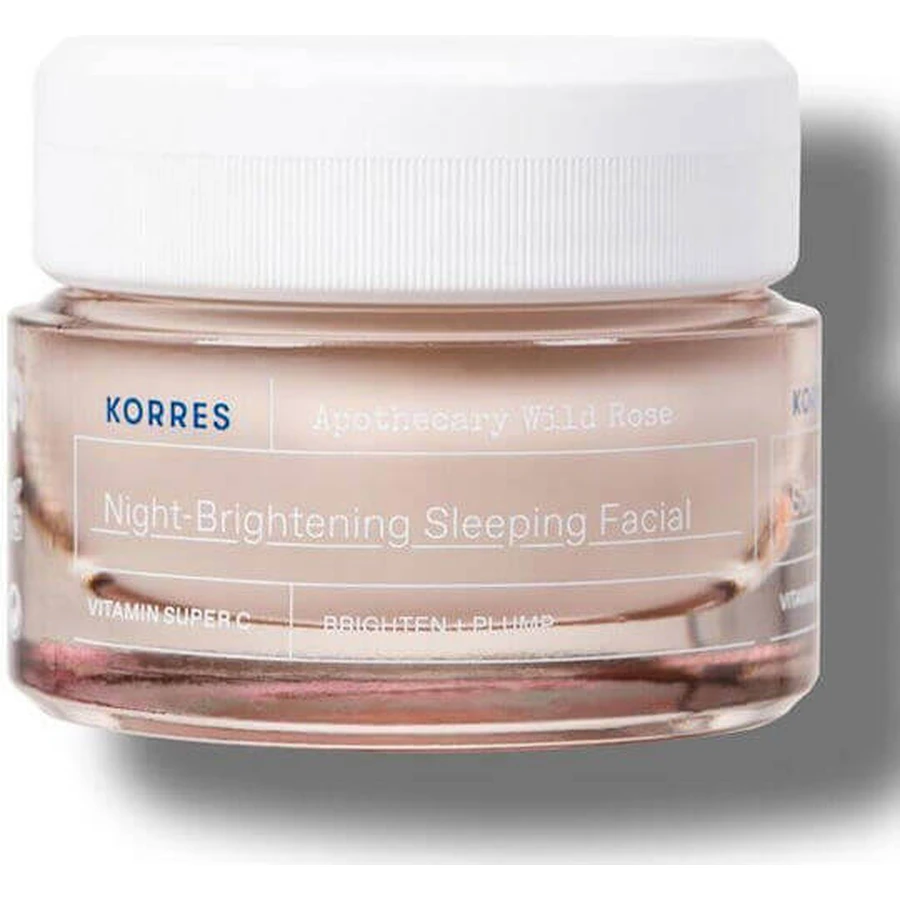 Korres Apotherapy Wild Rose Wild Rose Night Brightening Sleeping Moisturising and Anti-Ageing Night Moisturising Face Cream with Hyaluronic Acid and Vitamin C 40ml: цены и характеристики