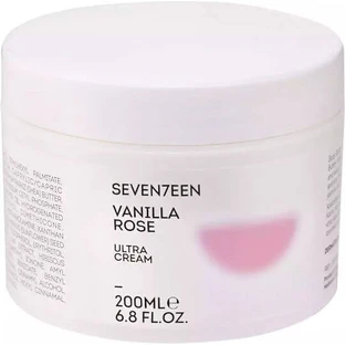 Seventeen Ultra Cream Rose Vanilla Увлажняющий крем для тела с ароматом ванили для всех типов кожи 200 мл