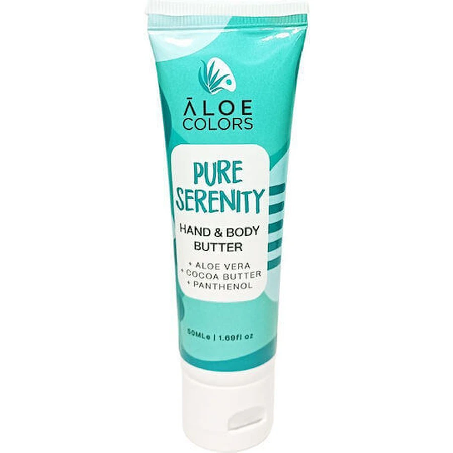 Aloe Colors Pure Serenity Магнолія Магнолія Зволожуючий крем для тіла з ароматом алое вера та білого мускусу для сухої/дуже сухої та чутливої шкіри 50мл: ціни та характеристики