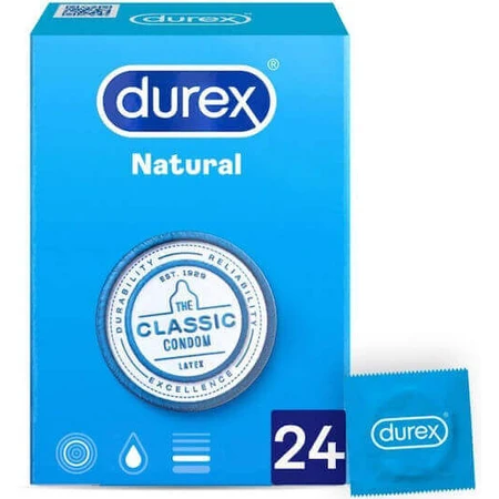 Durex Пресервант натуральний 24шт: ціни та характеристики
