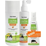 Frezyderm Lice Free, Lice Rep Extreme Repellent Лосьйон та шампунь від вошей для профілактики та лікування вошей у дітей 330 мл