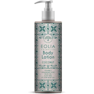 Eolia Cosmetics Кокосовый увлажняющий лосьон для тела с гиалуроновой кислотой и ароматом кокоса 250 мл