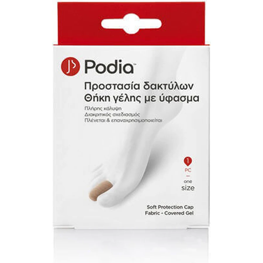 Podia пластырь мягкий защитный колпачок ткань + гелевое покрытие для трещин на пятках 1 шт 0000 00049: цены и характеристики