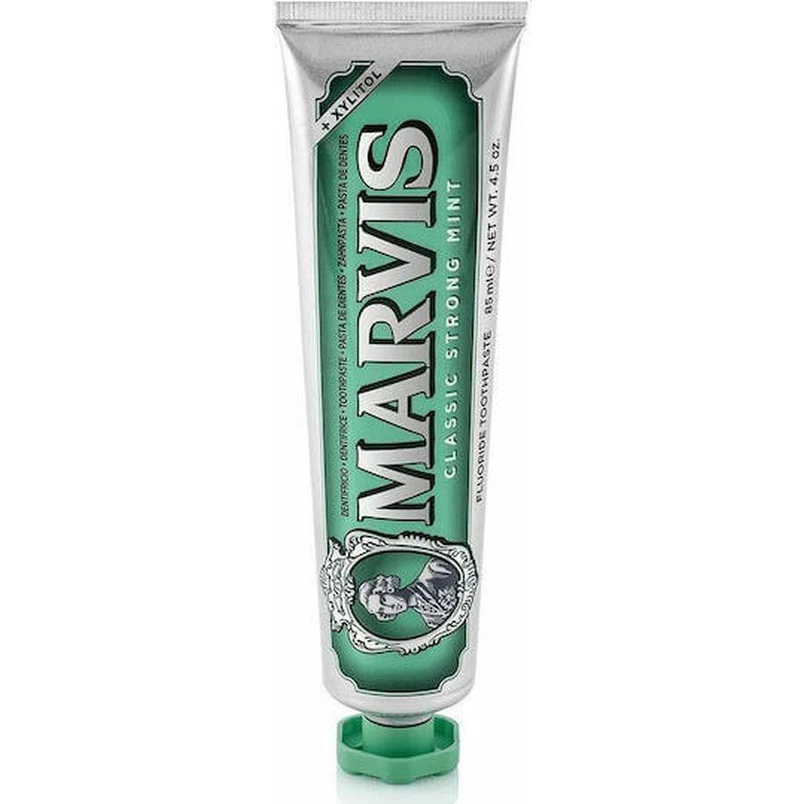 Marvis Classic М'ятна зубна паста проти зубного нальоту та карієсу Classic Strong Mint 85мл: ціни та характеристики