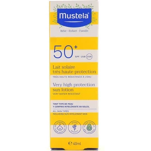 Mustela Водостійкий дитячий сонцезахисний крем-емульсія SPF50 40мл