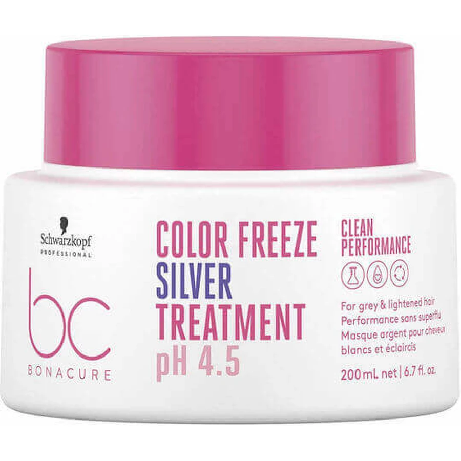 Schwarzkopf Bonacure Color Freeze Silver p.H 4.5 Маска для сохранения цвета волос 200 мл: цены и характеристики