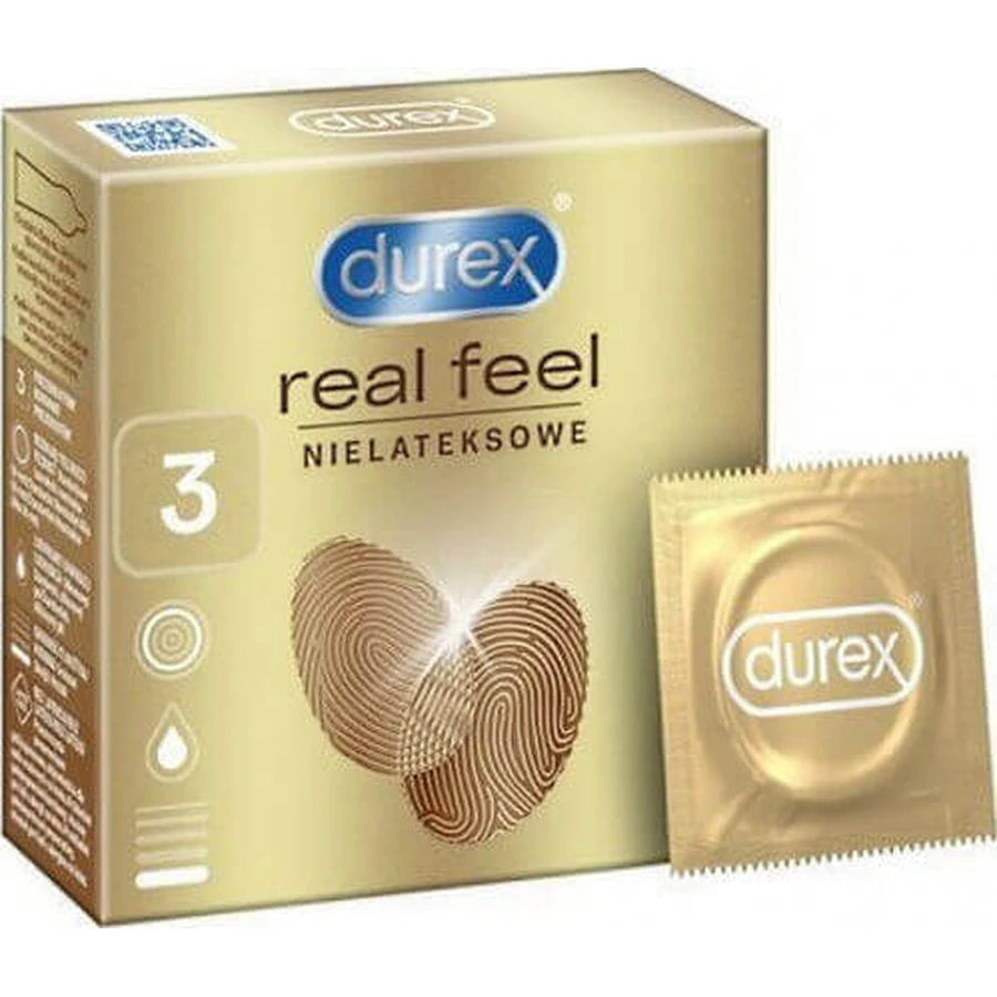 Durex Презерватив Real Feel No Latex Latex Free 3шт: цены и характеристики