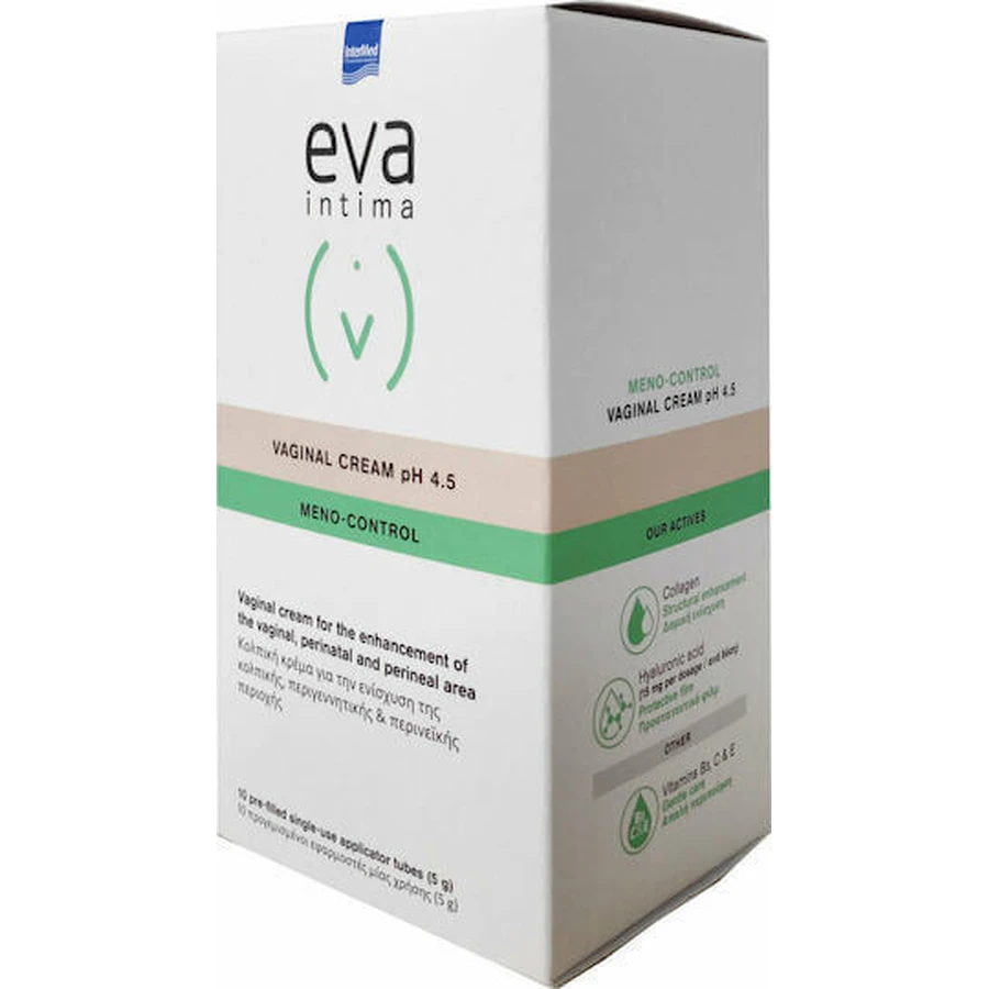InterMed Eva Intima Интима Мено-Контроль вагинальный pH 4,5 крем 5гр 10шт: цены и характеристики