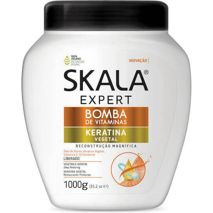 Растительная маска для волос с кератином Skala 1000 гр: цены и характеристики