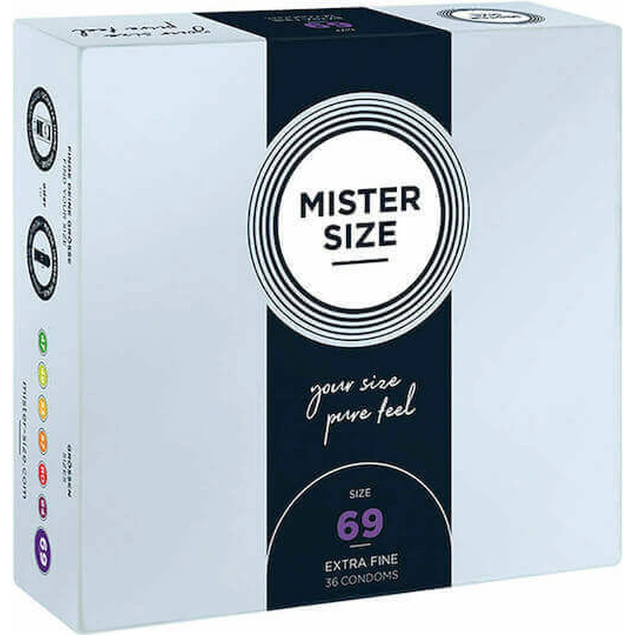 Mister Size Extra Fine Size 69mm Пресервант 36buc: ціни та характеристики