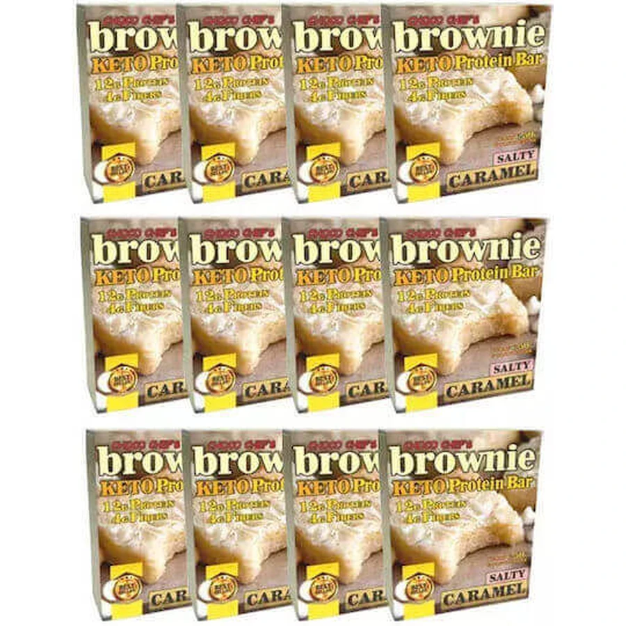 Протеиновые батончики Fit & Shape Brownie Keto Brownie со вкусом соленой карамели 24x50 гр.: цены и характеристики