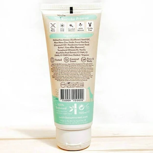 Suntribe Mineral Sunscreen Водостійкий мінеральний сонцезахисний крем для обличчя та тіла SPF30 100 мл