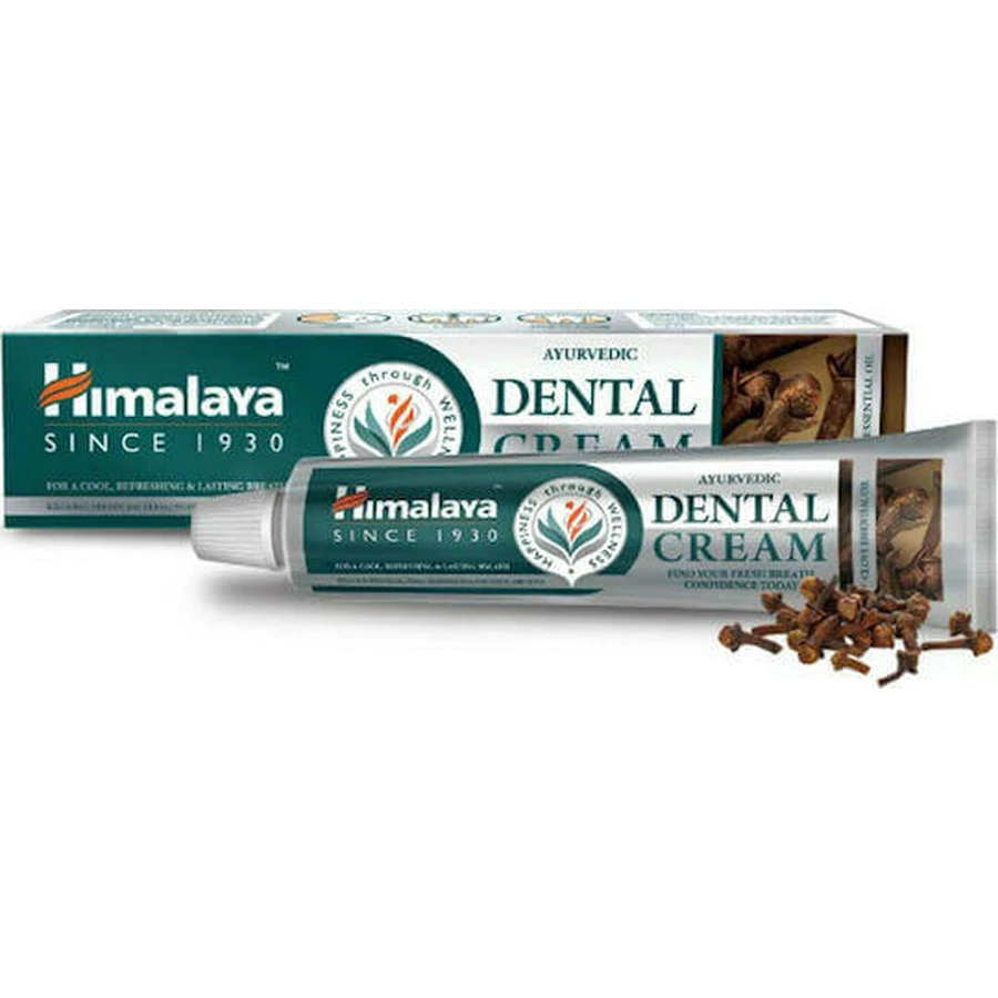 Himalaya Wellness Dental Cream Зубна паста без фтору від зубного нальоту та карієсу з гвоздичною олією 100гр: ціни та характеристики
