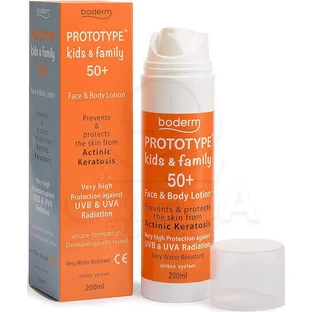 Сонцезахисний крем-емульсія для дітей Boderm Prototype Kids & Family Waterproof SPF50 200 мл