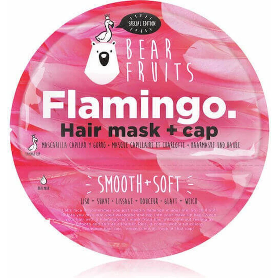 Маска для волос Bear Fruits Flamingo Фламинго и 1 укрепляющий колпачок 20 мл: цены и характеристики