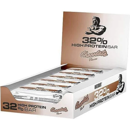 Батончики Weider с 32% протеином и шоколадным вкусом 12x60гр: цены и характеристики