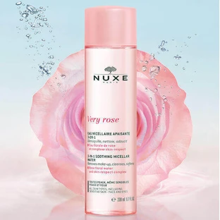 Nuxe Very Rose Мицеллярная вода для снятия макияжа с лица и глаз 200 мл