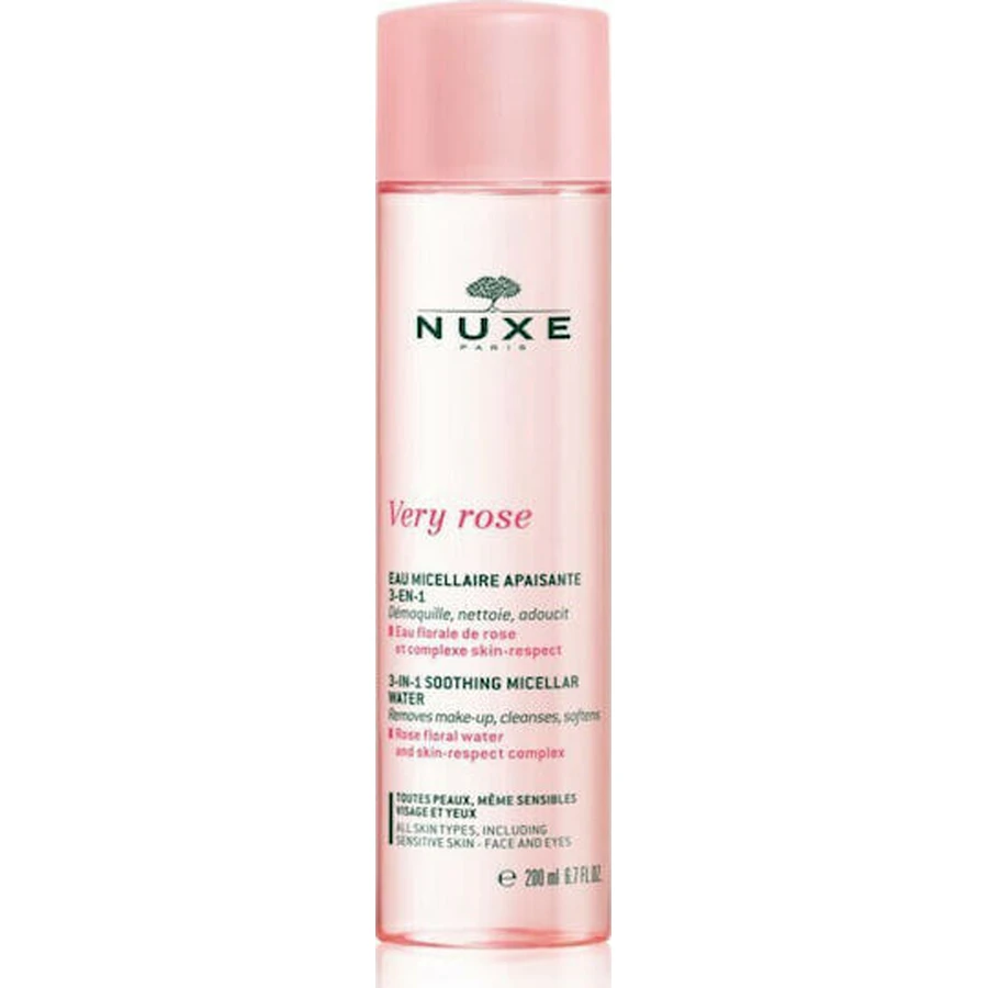 Nuxe Very Rose Мицеллярная вода для снятия макияжа с лица и глаз 200 мл: цены и характеристики