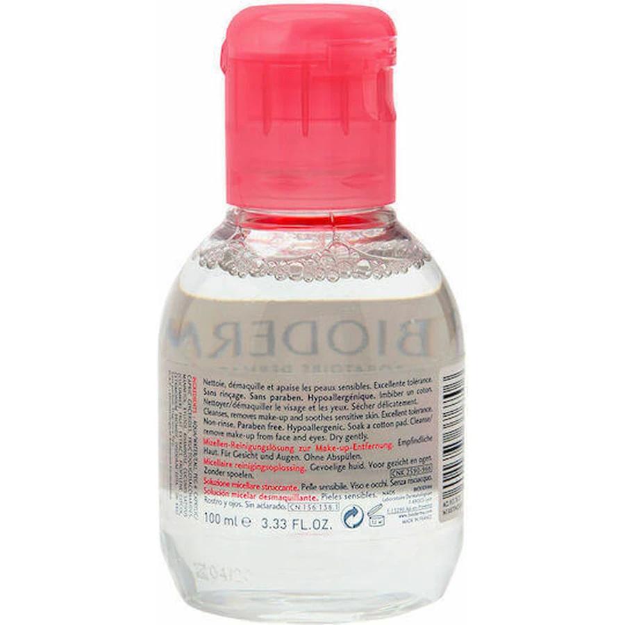 Міцелярна вода для зняття макіяжу з обличчя та очей BioDerma Sensibio H2O Міцелярна вода для зняття макіяжу з обличчя та очей 100 мл: ціни та характеристики