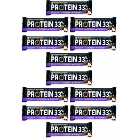 Go On Nutrition Преміум сироваткові батончики з 33% протеїну та шоколадним смаком 12x50гр: ціни та характеристики