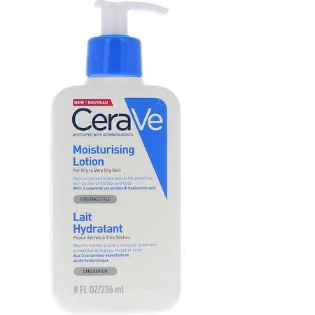 CeraVe Зволожуючий лосьйон для тіла з гіалуроновою кислотою для сухої/дуже сухої шкіри 236мл: ціни та характеристики