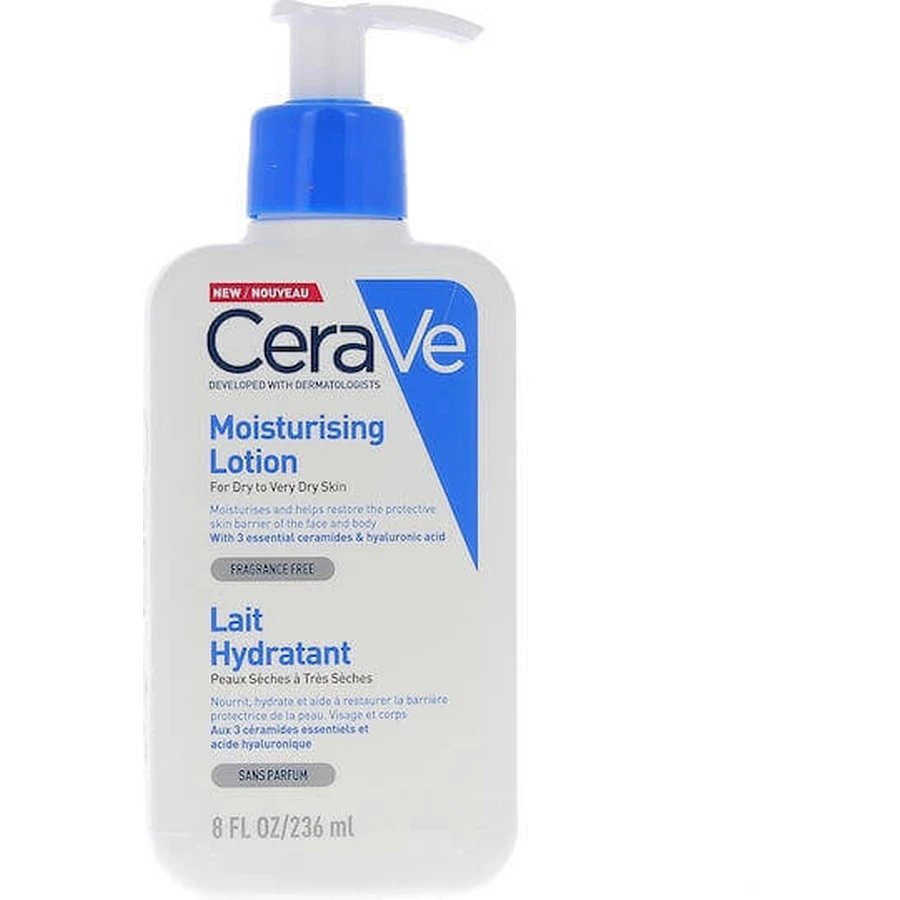 CeraVe Зволожуючий лосьйон для тіла з гіалуроновою кислотою для сухої/дуже сухої шкіри 236мл: ціни та характеристики