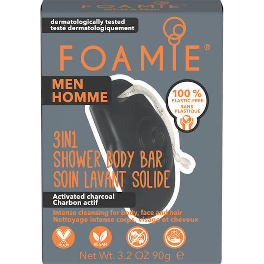 Foamie Three In One Shower Body Soap Bar 90gr: цены и характеристики