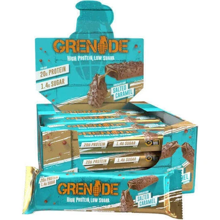Батончики Grenade Carb Killa High с 18,3% белка и вкусом шоколадной стружки и соленой карамели 12х60гр: цены и характеристики