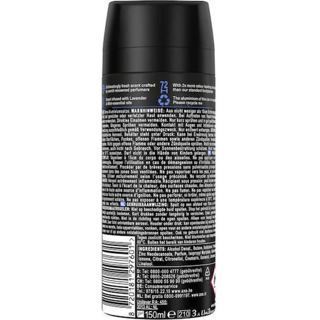 Axe Дезодорант-спрей без алюминия 150 мл: цены и характеристики