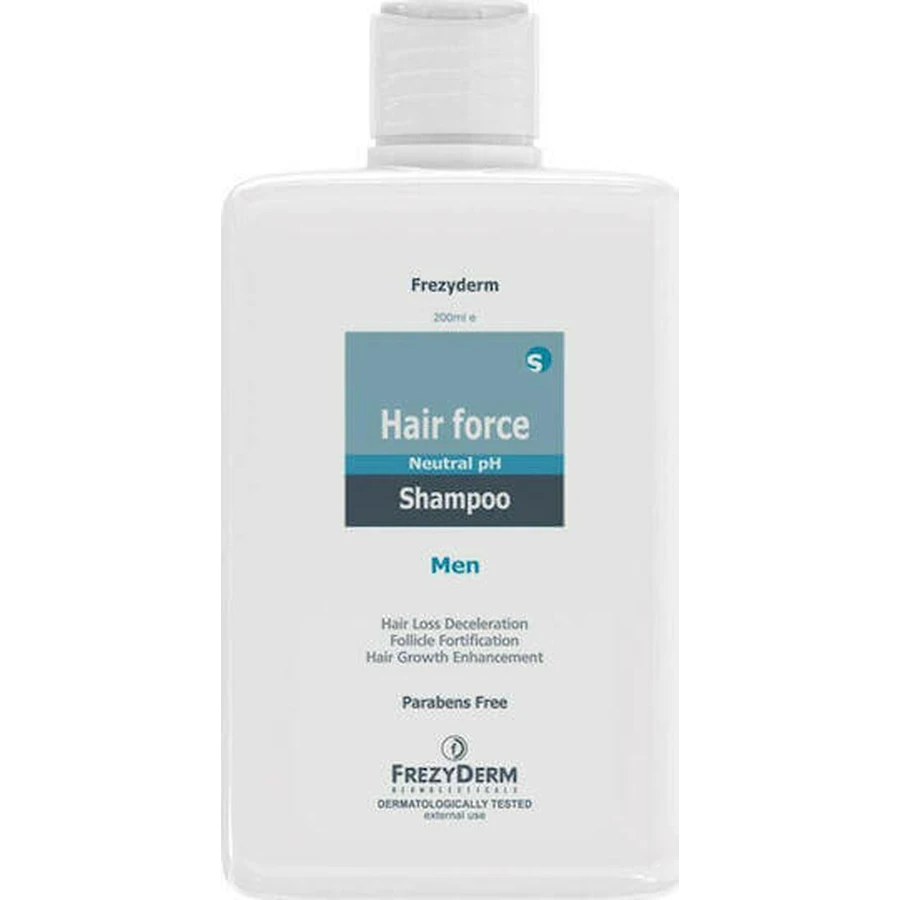 Frezyderm Hair Force Men Шампунь для мужчин от выпадения волос 200 мл: цены и характеристики