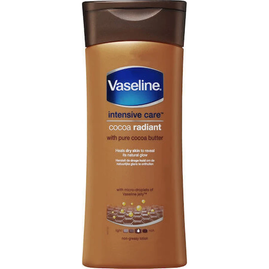 Vaseline Интенсивный уход Интенсивный уход Какао Лучезарный регенерирующий увлажняющий лосьон с ароматом карамели для сухой/очень сухой кожи 200 мл: цены и характеристики