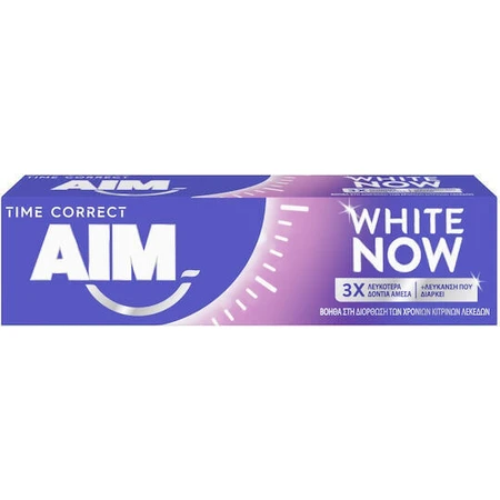 AIM Time Correct White Now Отбеливающая зубная паста 75 мл: цены и характеристики