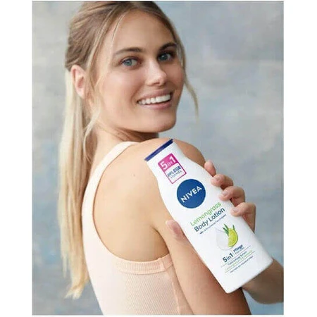 Зволожуюча сироватка для тіла Nivea Лимонна трава для всіх типів шкіри 400 мл: ціни та характеристики