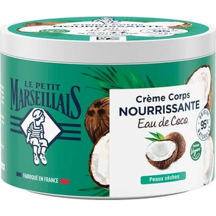 Le Petit Marseillais Зволожуючий крем для тіла з ароматом кокоса для сухої/дуже сухої шкіри 380мл