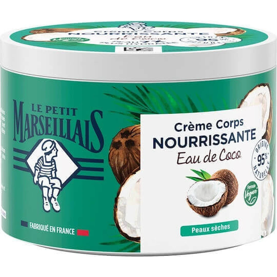Le Petit Marseillais Зволожуючий крем для тіла з ароматом кокоса для сухої/дуже сухої шкіри 380мл: ціни та характеристики