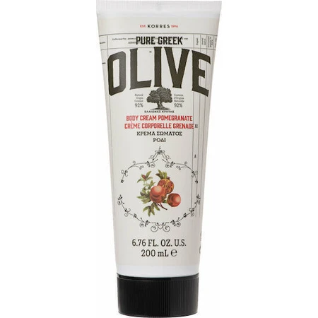 Korres Pure Greek Olive Pomegranate Гранатовое увлажняющее молочко для тела 200 мл: цены и характеристики