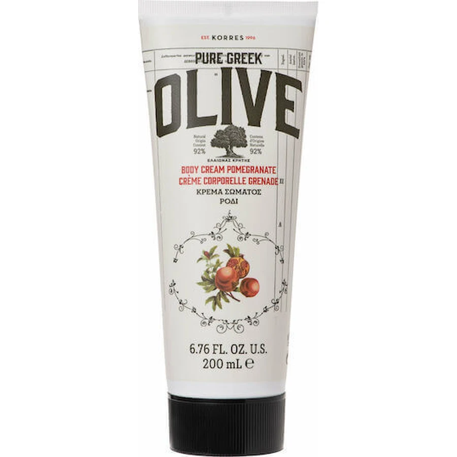 Korres Pure Greek Olive Pomegranate Гранатовое увлажняющее молочко для тела 200 мл: цены и характеристики