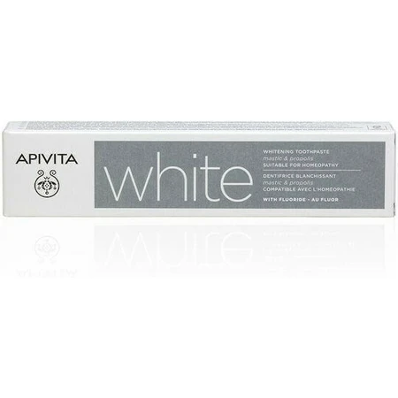 Зубная паста Apivita White Mastic & Propolis для отбеливания, устранения зубного налета и кариеса 75 мл: цены и характеристики