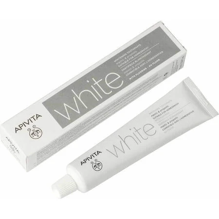 Зубная паста Apivita White Mastic & Propolis для отбеливания, устранения зубного налета и кариеса 75 мл: цены и характеристики