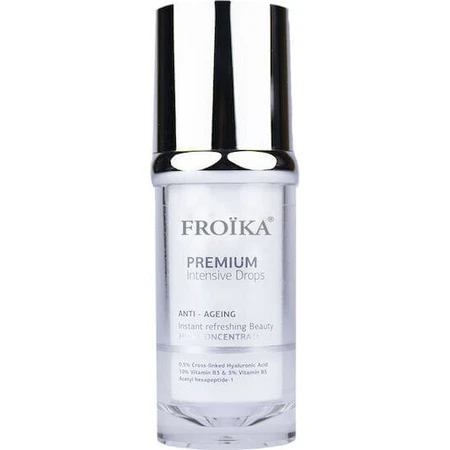 Froika Premium Інтенсивна зволожуюча та омолоджуюча сироватка для обличчя з ніацинамідом і пептидами для освітлення і тонізації 30мл: ціни та характеристики