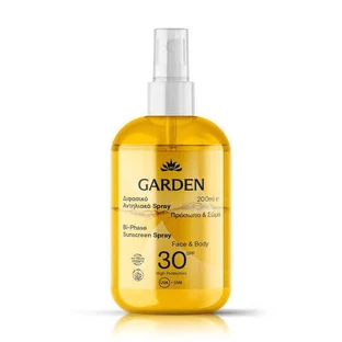 Garden Двофазний сонцезахисний спрей для обличчя та тіла SPF30 200 мл