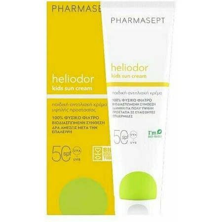 Pharmasept Heliodor Heliodor Waterproof Kids Sun Cream Face & Body Emulsion SPF50 150ml 525080: цены и характеристики