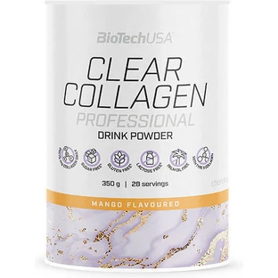 Biotech USA Clear Collagen Professional 180 мг з гіалуроновою кислотою та вітаміном С 350 гр Манго